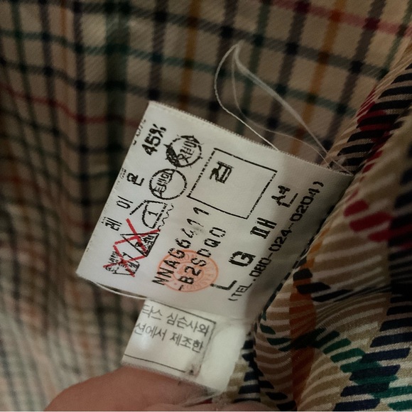 Daks Crimson Red Herringbone Wool Blend Car Coat - Picture 10 of 12